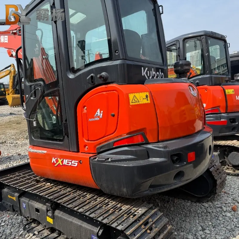 Good Condition Used Kubota 165 Hydraulic Excavator Large Machine Cheap Price