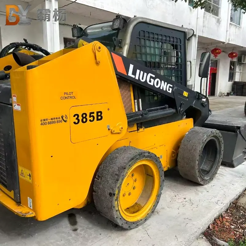 Hot Sale Used LIUGONG 385B Skid Steer Loader Compact Hydraulic Supplier