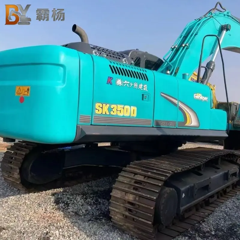 Powerful Second hand KOBELCO SK350 Large Excavator Heavy Construction (