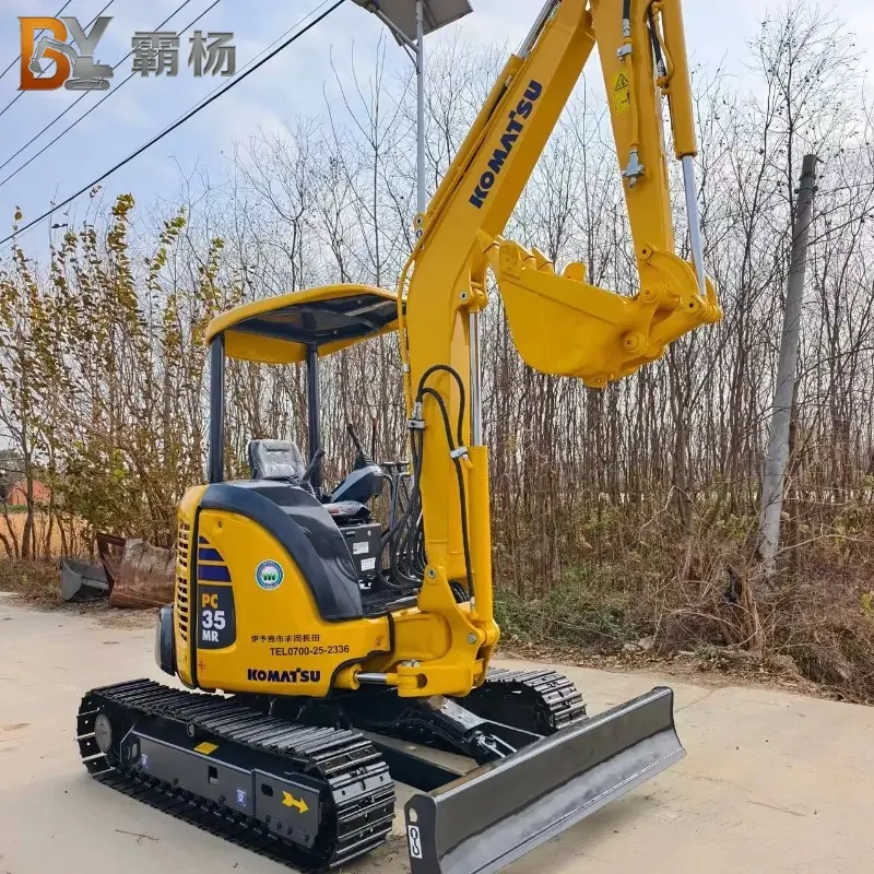 Second-Hand KOMATSU PC35 Mini Excavator Compact Construction Machines Good Condition Supplier