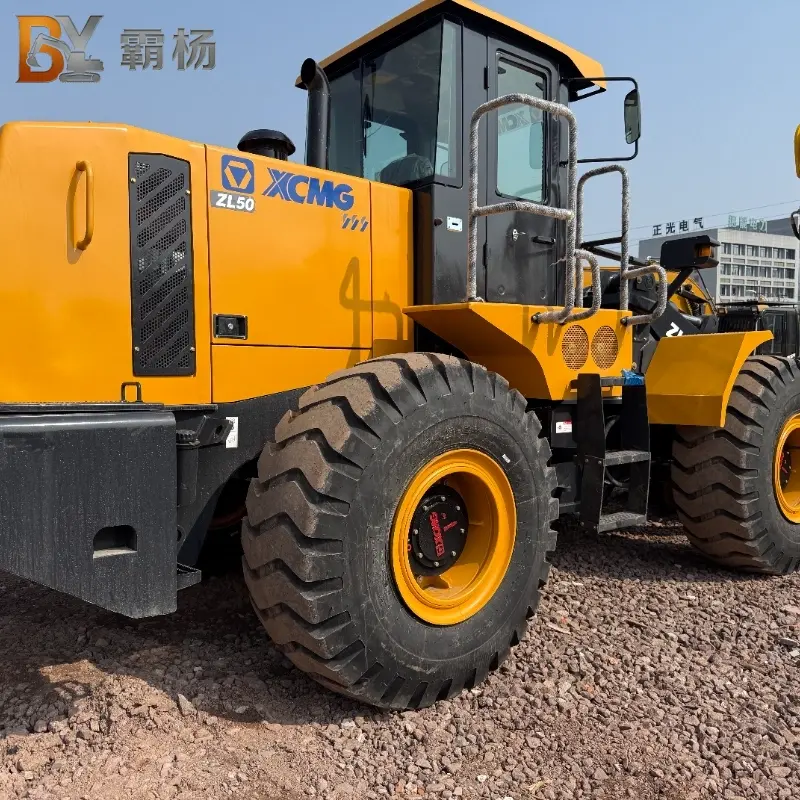 Second-Hand XCMG ZL50 Front End Wheel Loader Heavy Powerful Construction Equipment