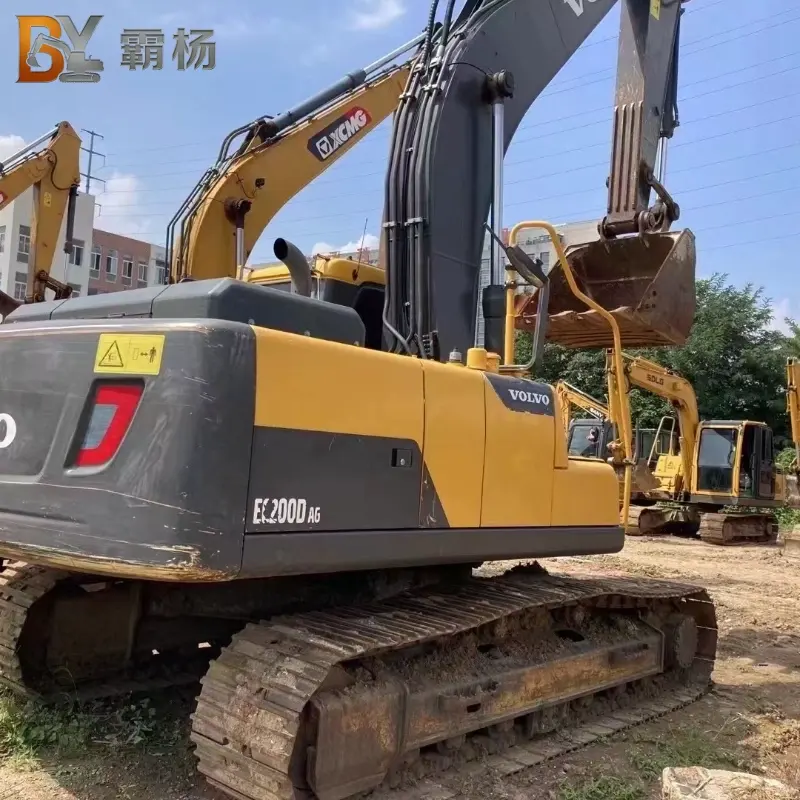 Used VOLVO EC200 Heavy Duty Excavator for Sale Crawler Construction M (