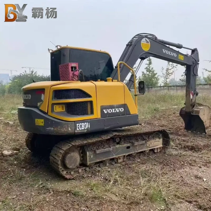 Used VOLVO EC80 Excavator for Sale Mini Crawler Construction Equipment (